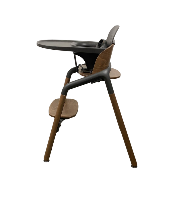 Shop Bugaboo Giraffe High Chair, w/ Grey Baby Set, Warm Wood/Grey at GoodBuy Gear