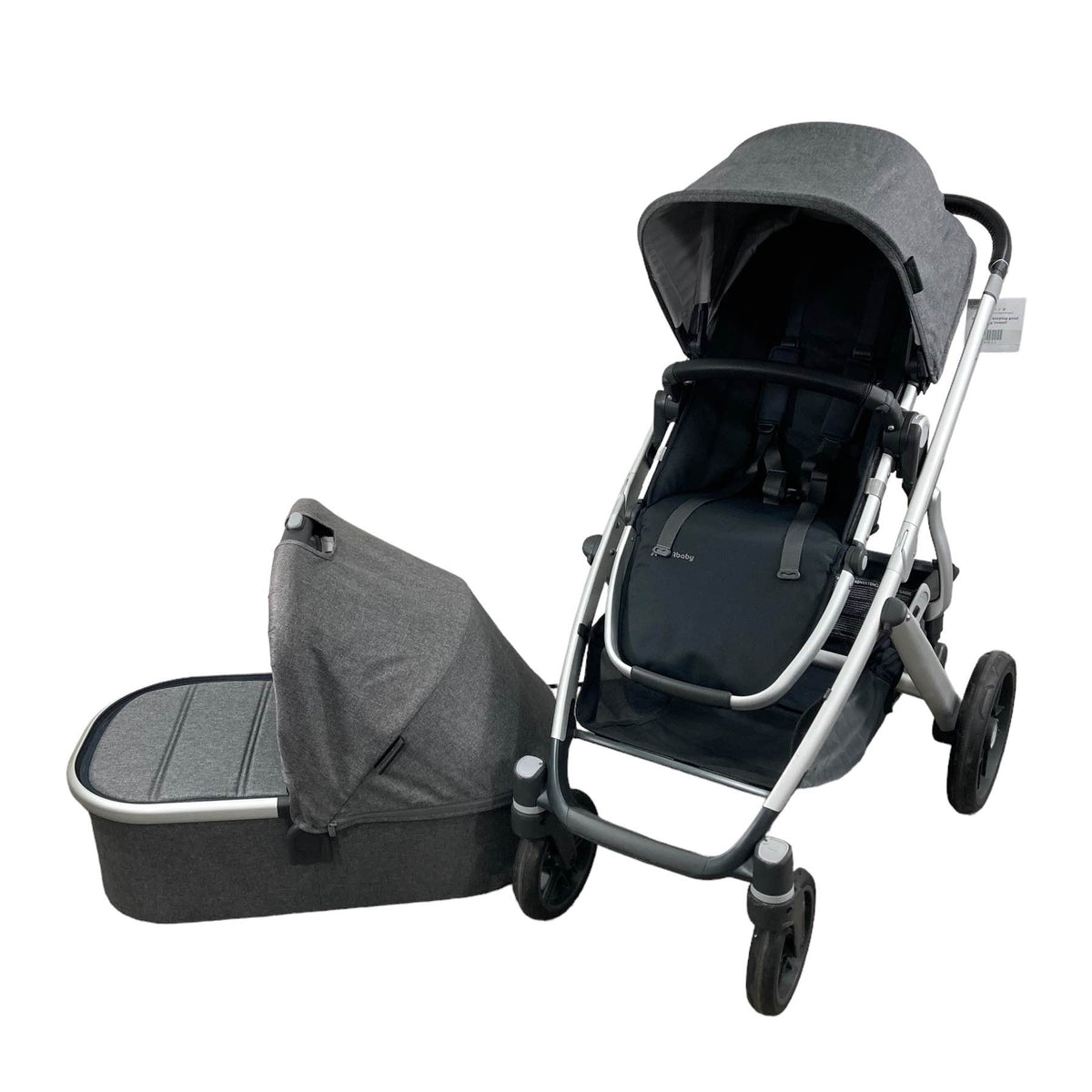 uppababy vista v2 charcoal UPPAbaby VISTA V2 Stroller, 2021, Jordan (Charcoal Melange)