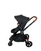 secondhand Mompush Ultimate 2 Baby Stroller, Black with Black Frame, 2023