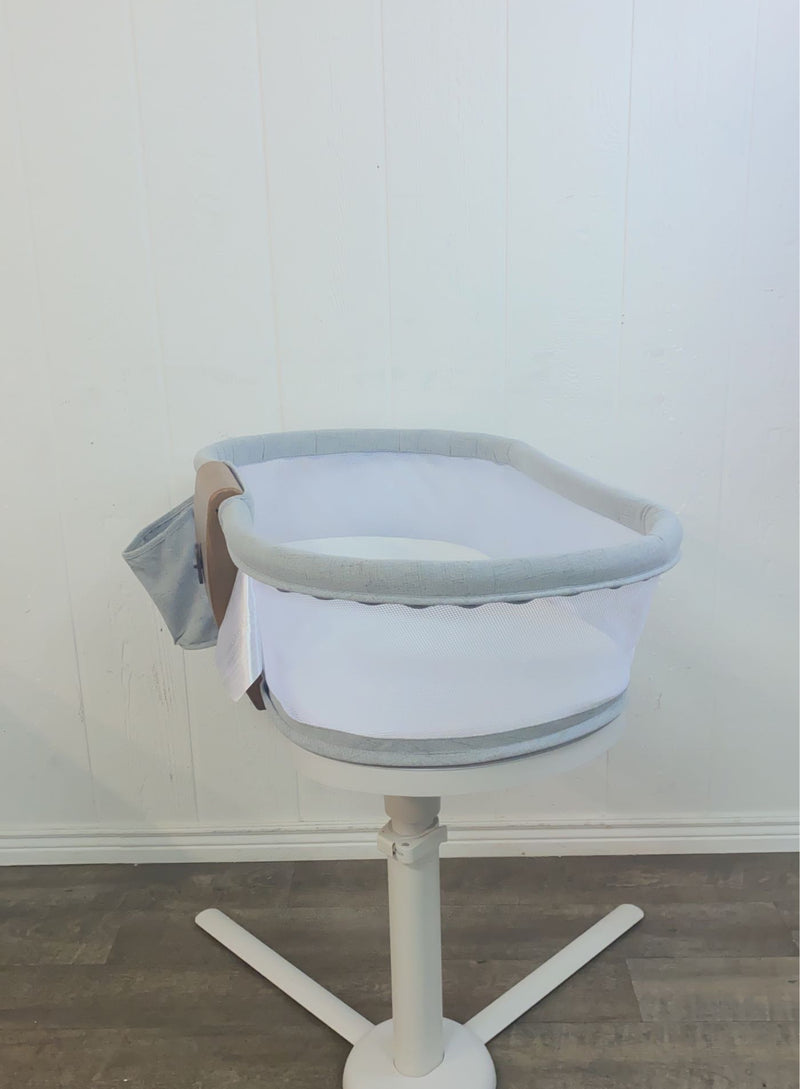 Halo BassiNest Swivel Sleeper Luxe Series, Dove Grey Tweed