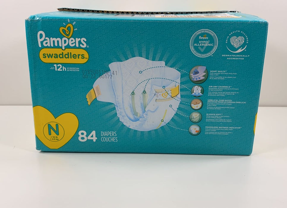 secondhand Pampers Swaddlers Diapers, Size Newborn