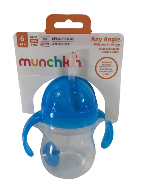 used Munchkin Any Angle Click Lock Weighted Straw Trainer Cup