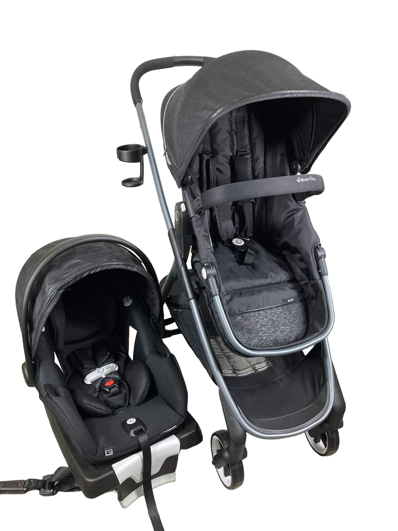evenflo gold shyft travel system securemax onyx Evenflo Shyft Travel System Stroller With Securemax Infant Car Seat, 2022, Onyx Black