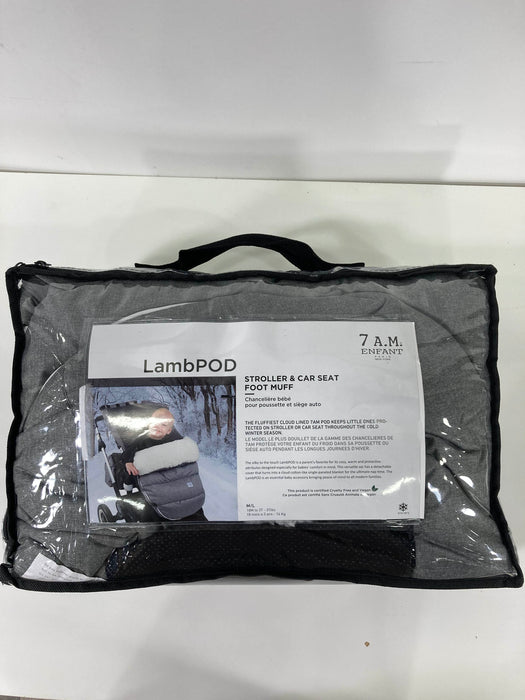 Shop 7 A.M. Enfant LambPOD Stroller and Car Seat Footmuff, Heather grey, Medium/Large at GoodBuy Gear