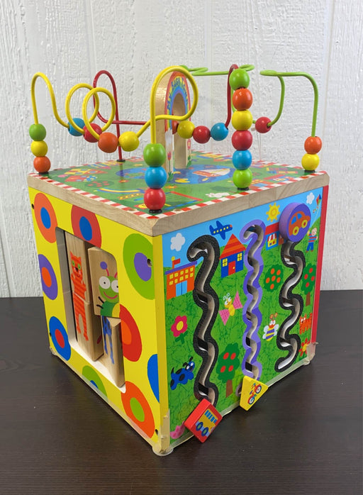 secondhand ALEX Toys Discover My Busy Town Wooden Activity Cube