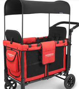 used Wonderfold W2 Original Multifunctional Double Stroller Wagon, 2021, Red