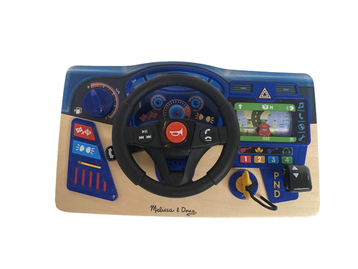 secondhand Melissa & Doug Vroom & Zoom Interactive Wooden Dashboad