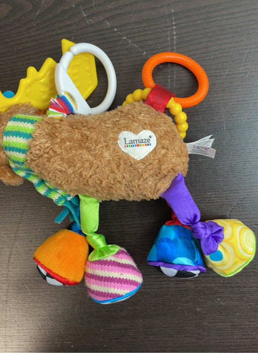 secondhand Lamaze Moose Clip on Toy, Mortimer