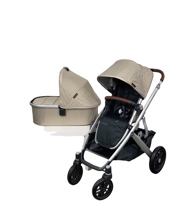 secondhand UPPAbaby VISTA V2 Stroller, Declan (Oat Melange), 2022