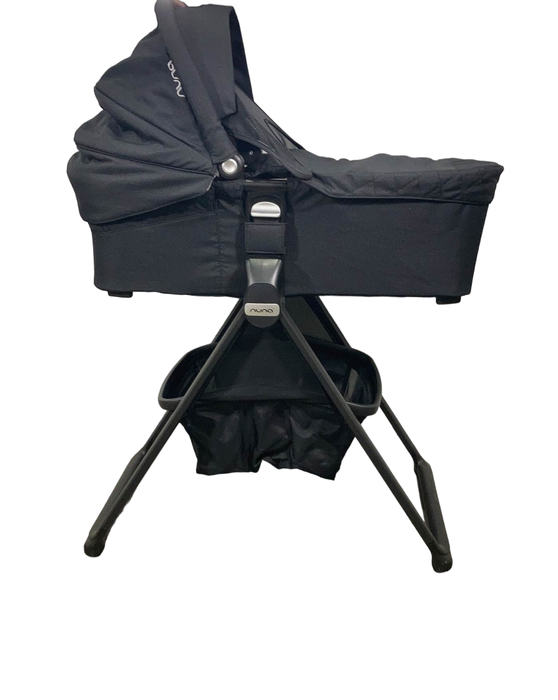 secondhand Nuna MIXX Bassinet with Stand, Caviar