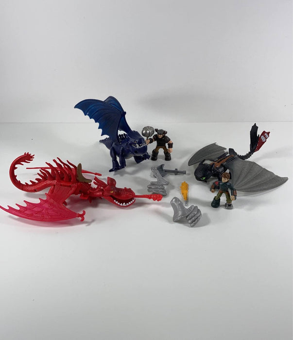 used DreamWorks Dragons Toy Figurines