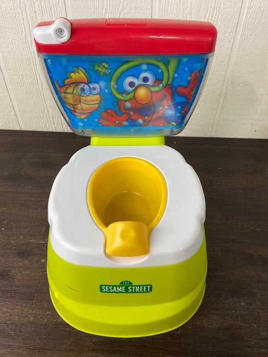 used Kolcraft Sesame Street Elmo Adventure Potty Training Chair With Toilet Seat Adapter