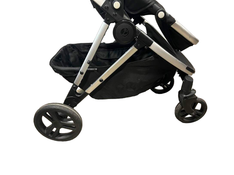 used Mockingbird Single Stroller, 2019, Black, Watercolor Drops, Silver With Penny Leather