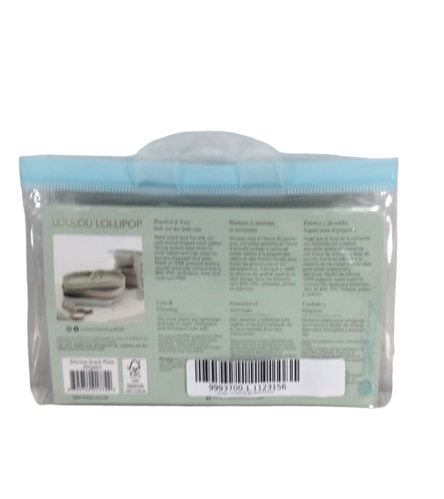 Shop LouLou Lollipop Silicone Suction Snack Plate, Alligator at GoodBuy Gear