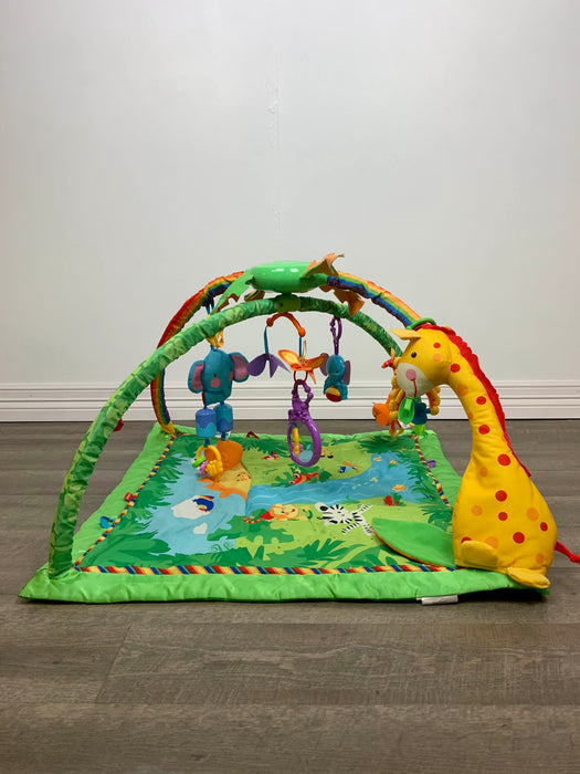 secondhand Fisher Price Rainforest Melodies and Lights Deluxe Gym