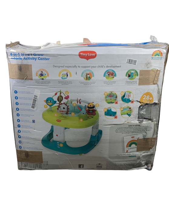 secondhand Tiny Love Here I Grow 4-in-1 Baby Walker And Activity Center, Meadow Days