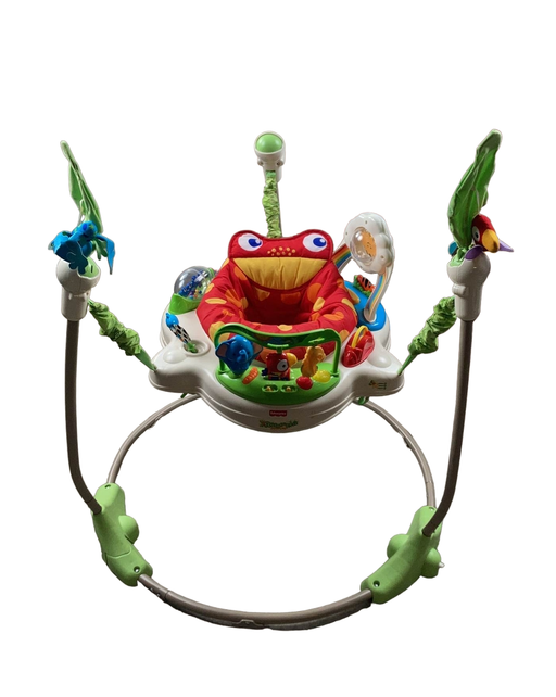 used Fisher Price Jumperoo Activity Center, Rainforest Friends