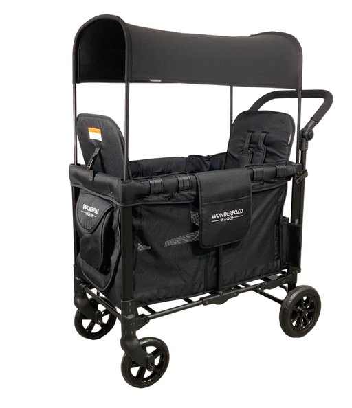 used Wonderfold W2 Original Multifunctional Double Stroller Wagon, 2022, Black