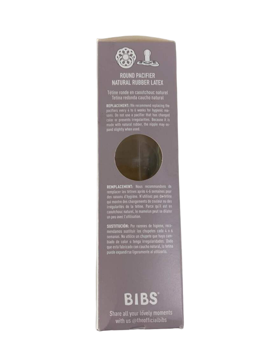 Shop BIBS Boheme Natural Rubber Pacifier 2 Pack, Sage/Cloud, Size 1 (0+ months) at GoodBuy Gear