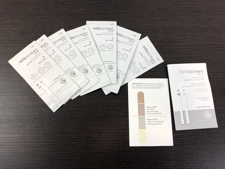 secondhand Milk Screen Alcohol Test Strips