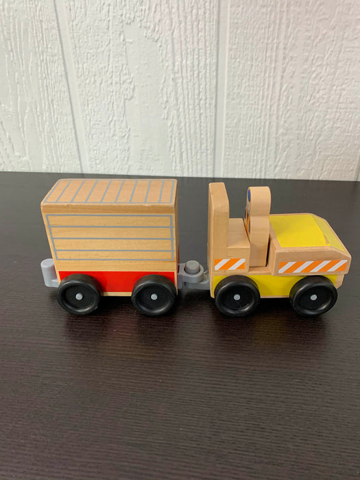 secondhand Melissa & Doug Plane and Luggage Carrier Set