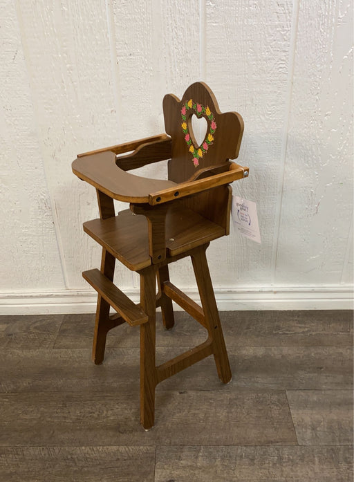 used Doll High Chair