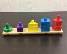 used Melissa & Doug Stack & Sort Board