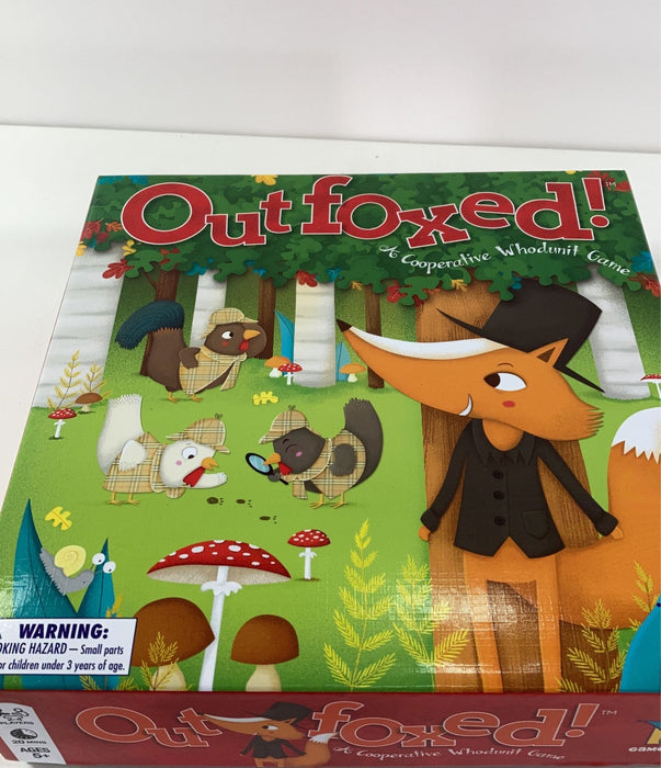 used Gamewright Outfoxed! A Cooperative Whodunit Board Game
