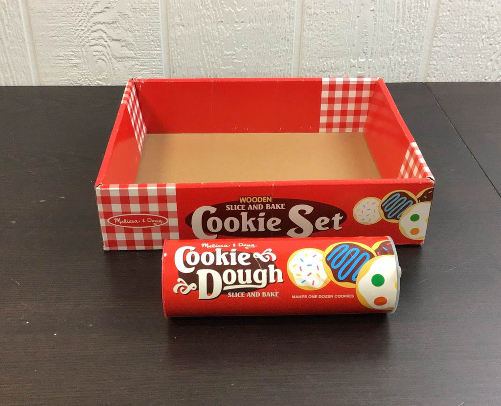 Melissa & Doug Slice and Bake Wooden Cookie Play Food Set