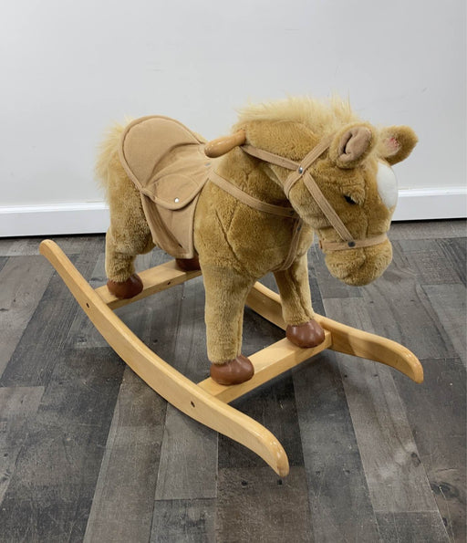 secondhand Chrisha Playful Plush Rocking Horse