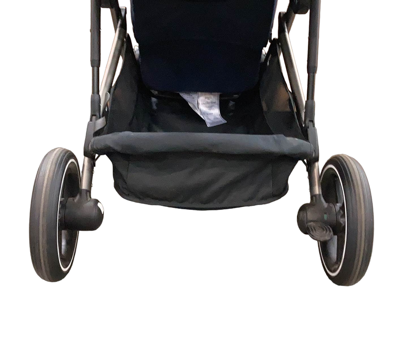 Cybex Gazelle S Modular Stroller, 2022, Silver Frame, Navy Blue