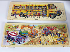 used BUNDLE Wooden Puzzles