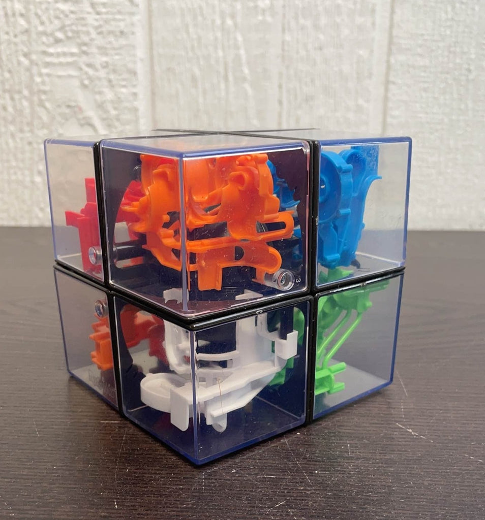 Two Perplex Rods Spin SpinMaster Rubiks Perplexus Fusion 2x2