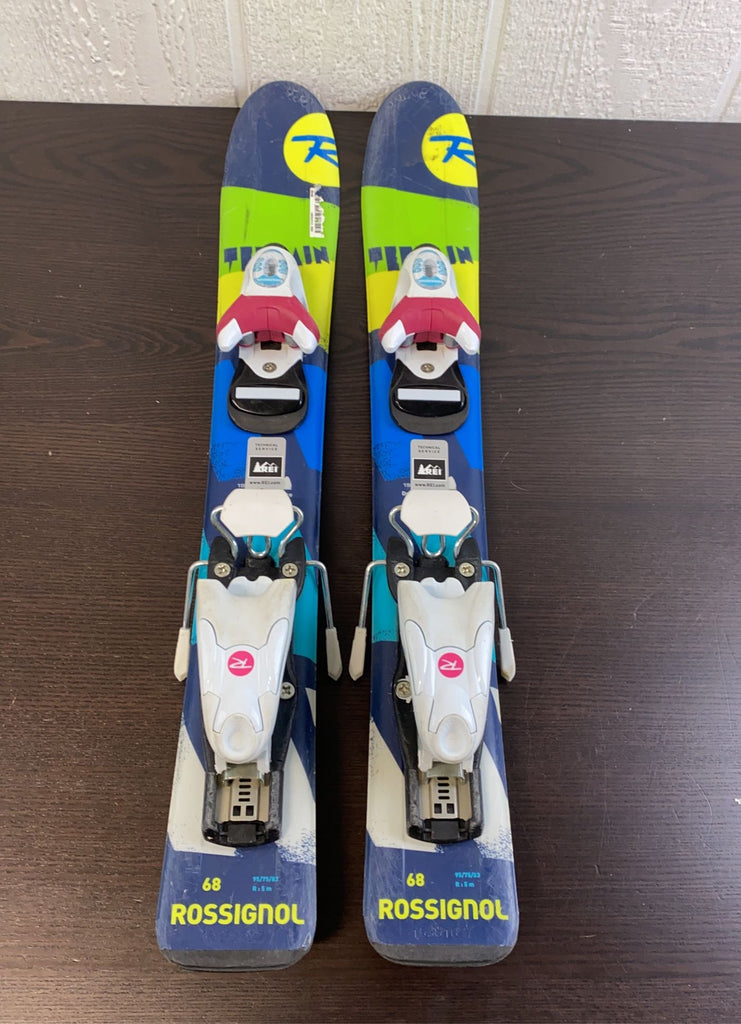 Rossignol Terrain Junior Skis with Bindings, 68 cm