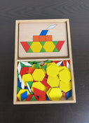 used Melissa & Doug Pattern Blocks And Boards