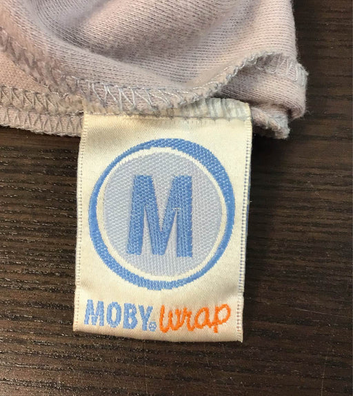 used Moby Wrap Baby Carrier, Stone Grey