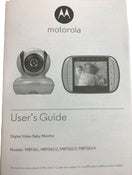 Motorola Remote Wireless Video Baby Monitor MBP36S