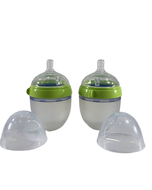 secondhand Comotomo Bottles, 2 Pack, Green, 5oz