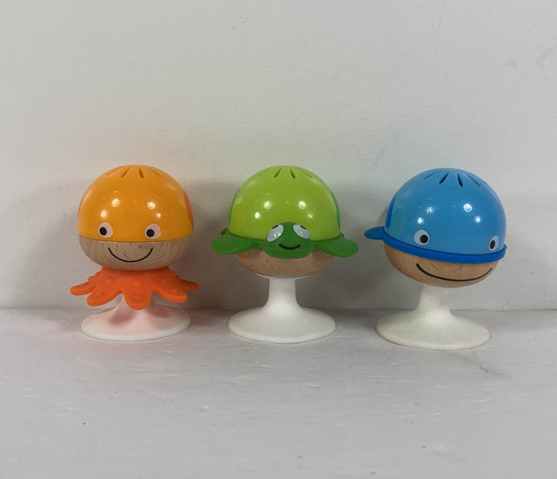 secondhand Hape Put-Stay Rattle Set