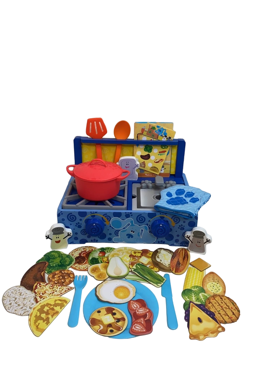 used Melissa & Doug Blue’s Clues & You! Wooden Cooking Play Set