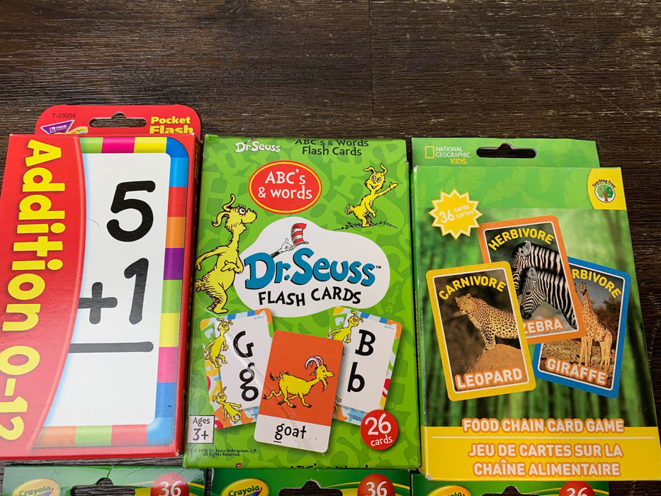 used BUNDLE Flash Cards