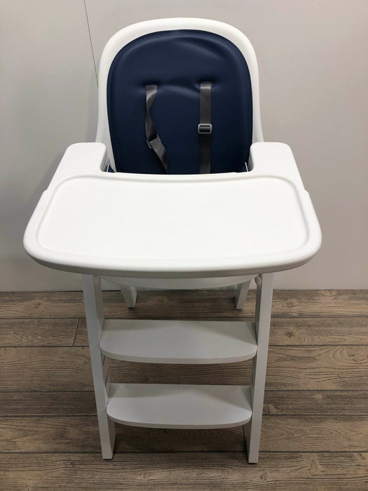 used OXO Tot Sprout High Chair, Navy/White