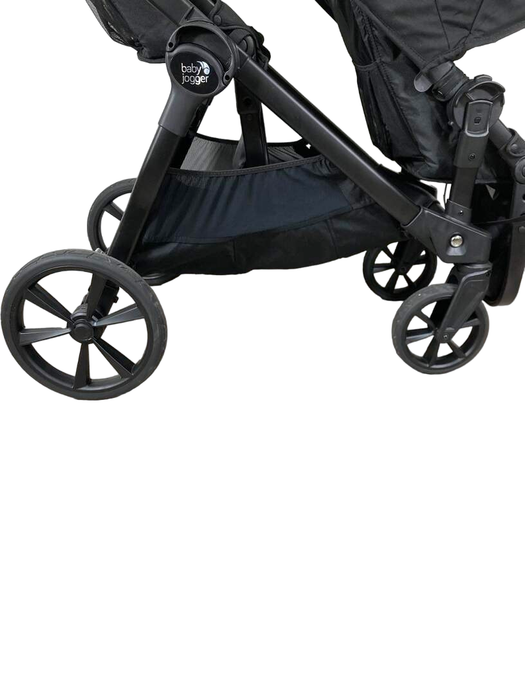 secondhand Baby Jogger City Select 2 Double Stroller, 2022, black