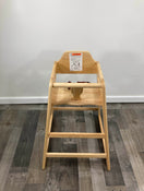 used Lancaster Table & Seating Assembled Restaurant Wood High Chair With Nature Finish