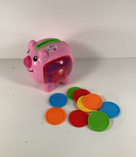 Fisher-Price Laugh & Learn Smart Stages Piggy Bank, Cha-ching! WORKING !!!