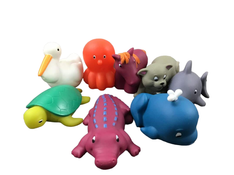 used Battat Bath Buddies (9 Pcs)