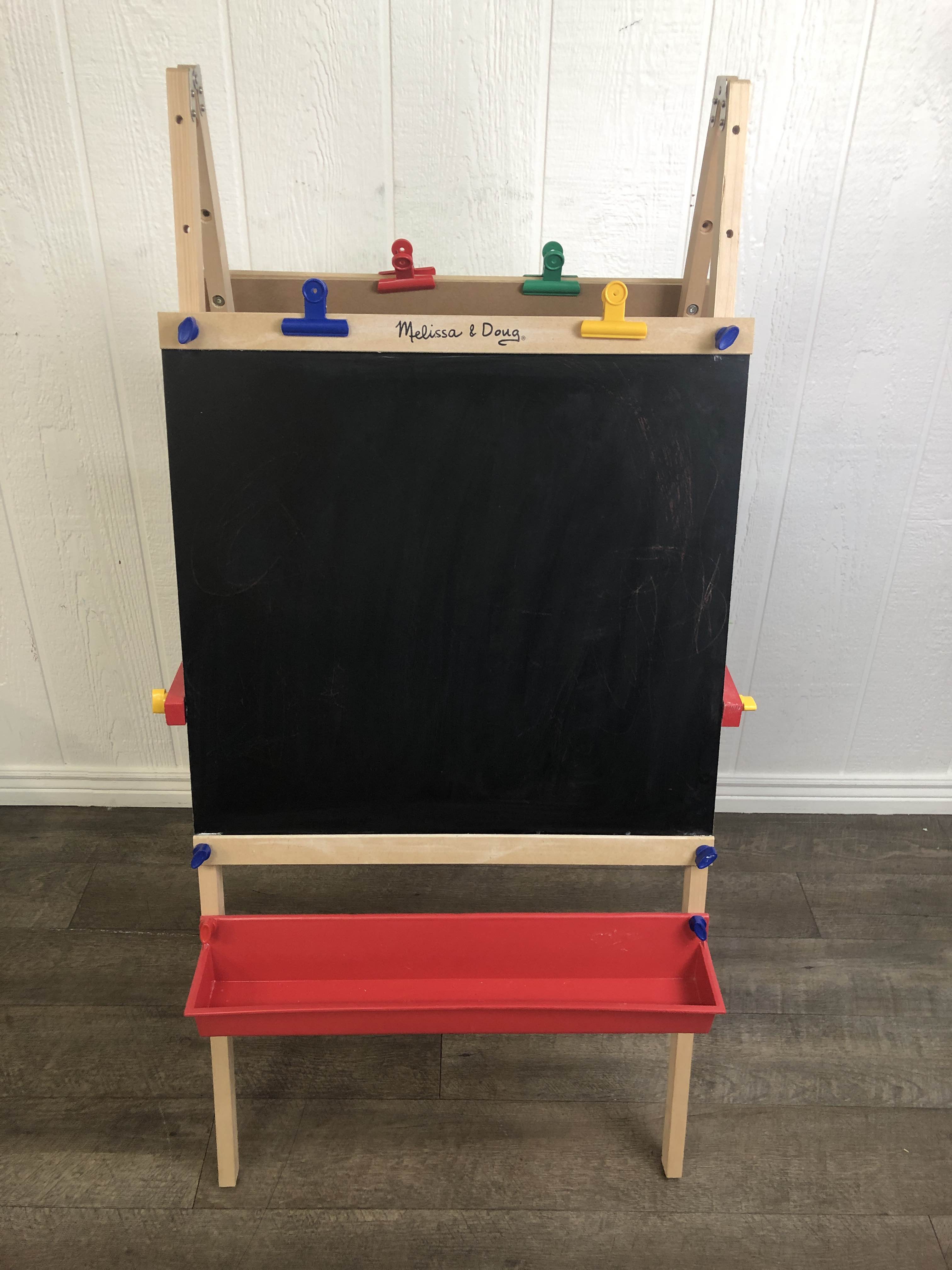 Melissa & Doug Deluxe Standing Wooden Art Easel