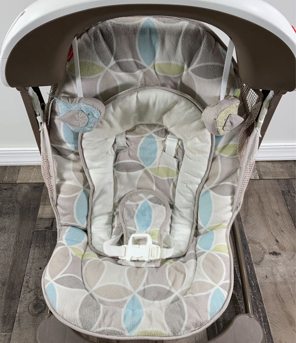 secondhand Fisher Price Deluxe Take-Along Swing & Seat, Beige