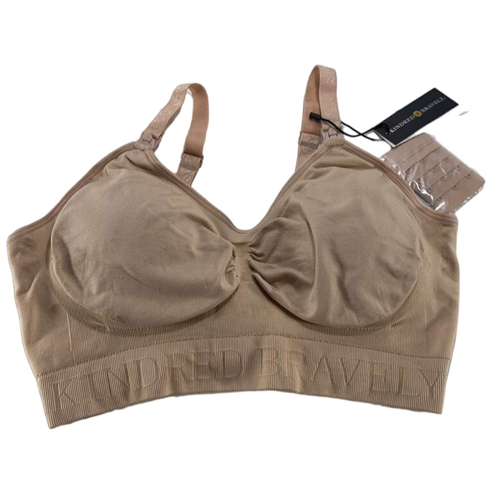 Shop Kindred Bravely Sublime Hands-Free Pumping & Nursing Bra, Beige, Busty, Large - MISSING INVENTORY at GoodBuy Gear