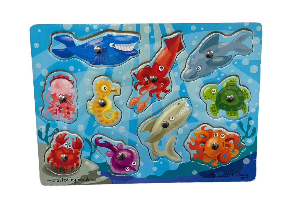 used Melissa & Doug Fishing Magnetic Puzzle Game